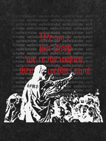 Bold Graphic Slogan T-Shirt 