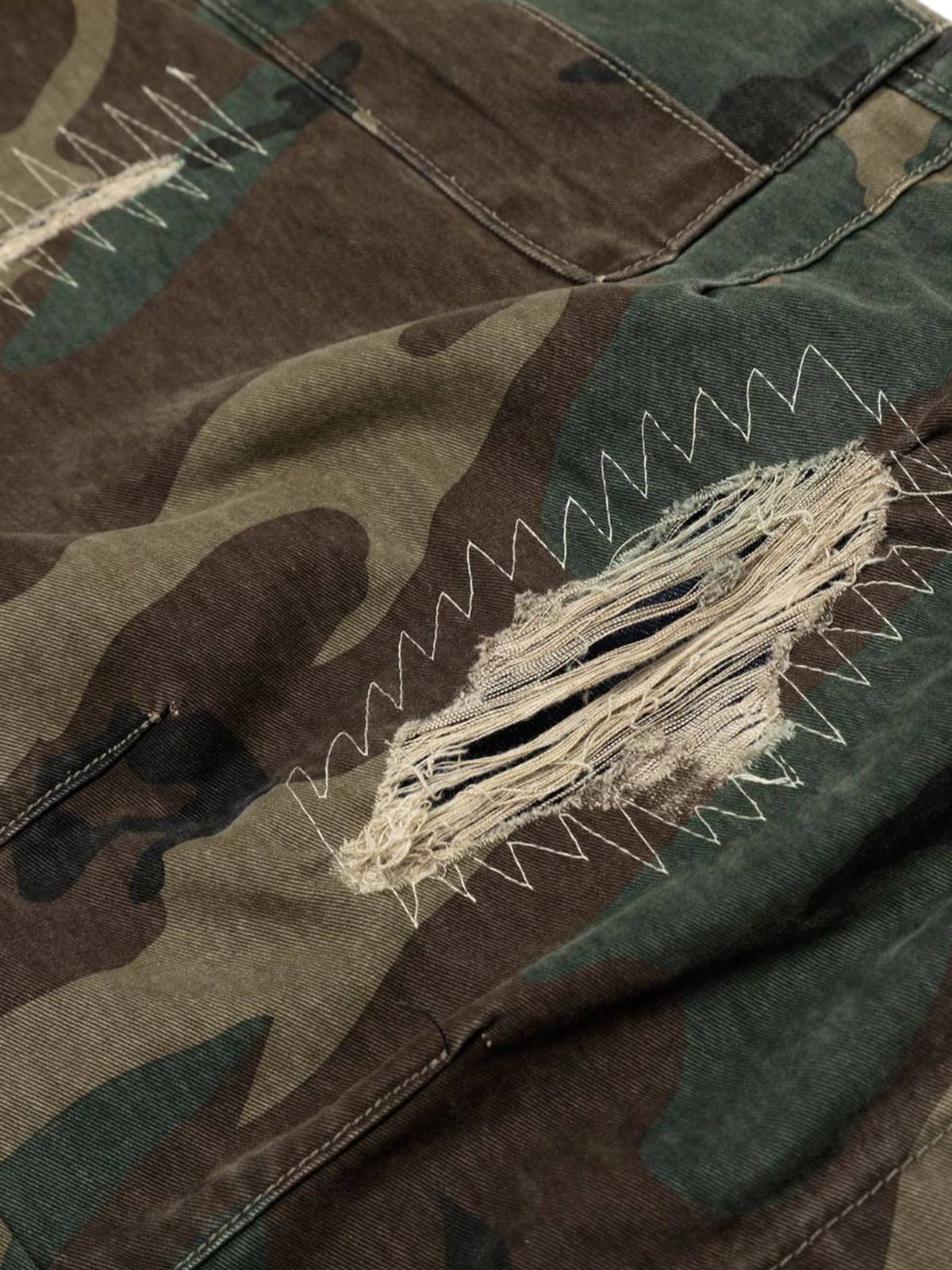 Street Camouflage Cargo Shorts 