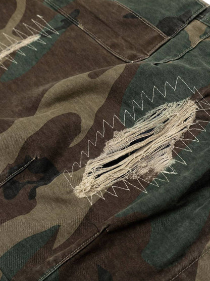 Street Camouflage Cargo Shorts 