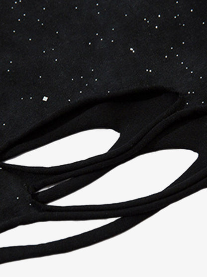 Street Chain Waistcoat Ripped Vest 