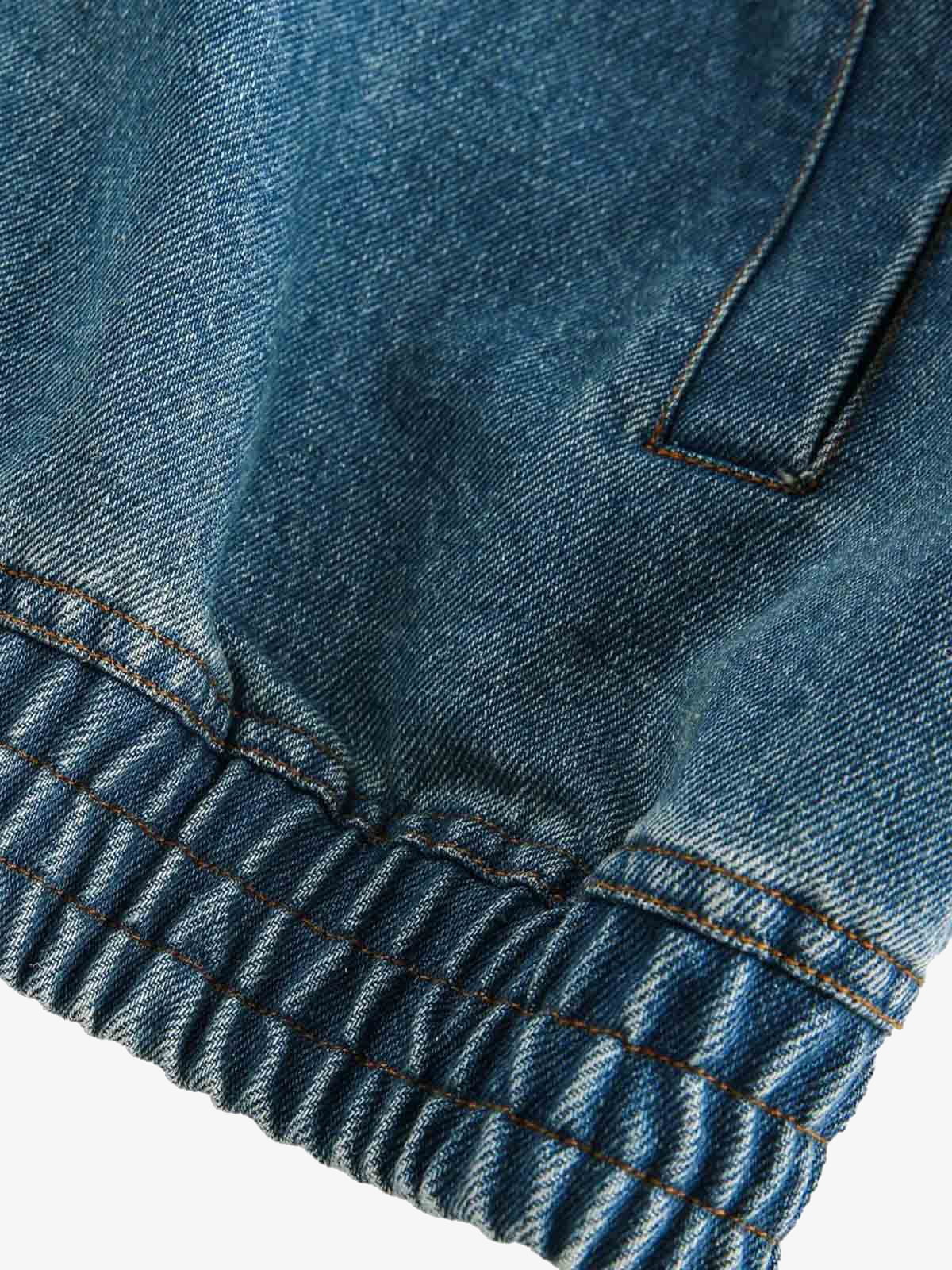 Heavy Washed Denim Work Jacket 
