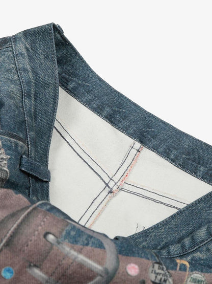 Street Washed Cleanfit Straight Jeans 