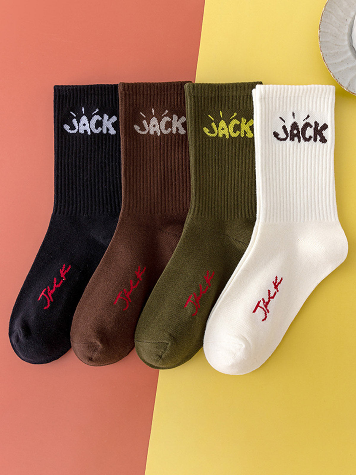Thesupermade Street Letter Sports Socks 