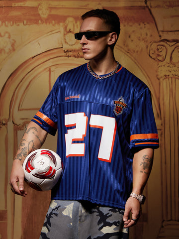 Original Striped Baseball Jersey T-Shirt - 2394 