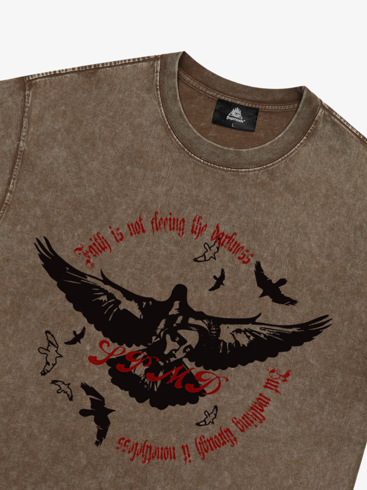 Original Vintage Washed Slogan Graphic T-Shirt 