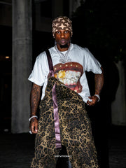 Thesupermade Leopard Print Street Style Workwear Overalls - 2020 