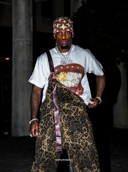 Thesupermade Leopard Print Street Style Workwear Overalls - 2020 