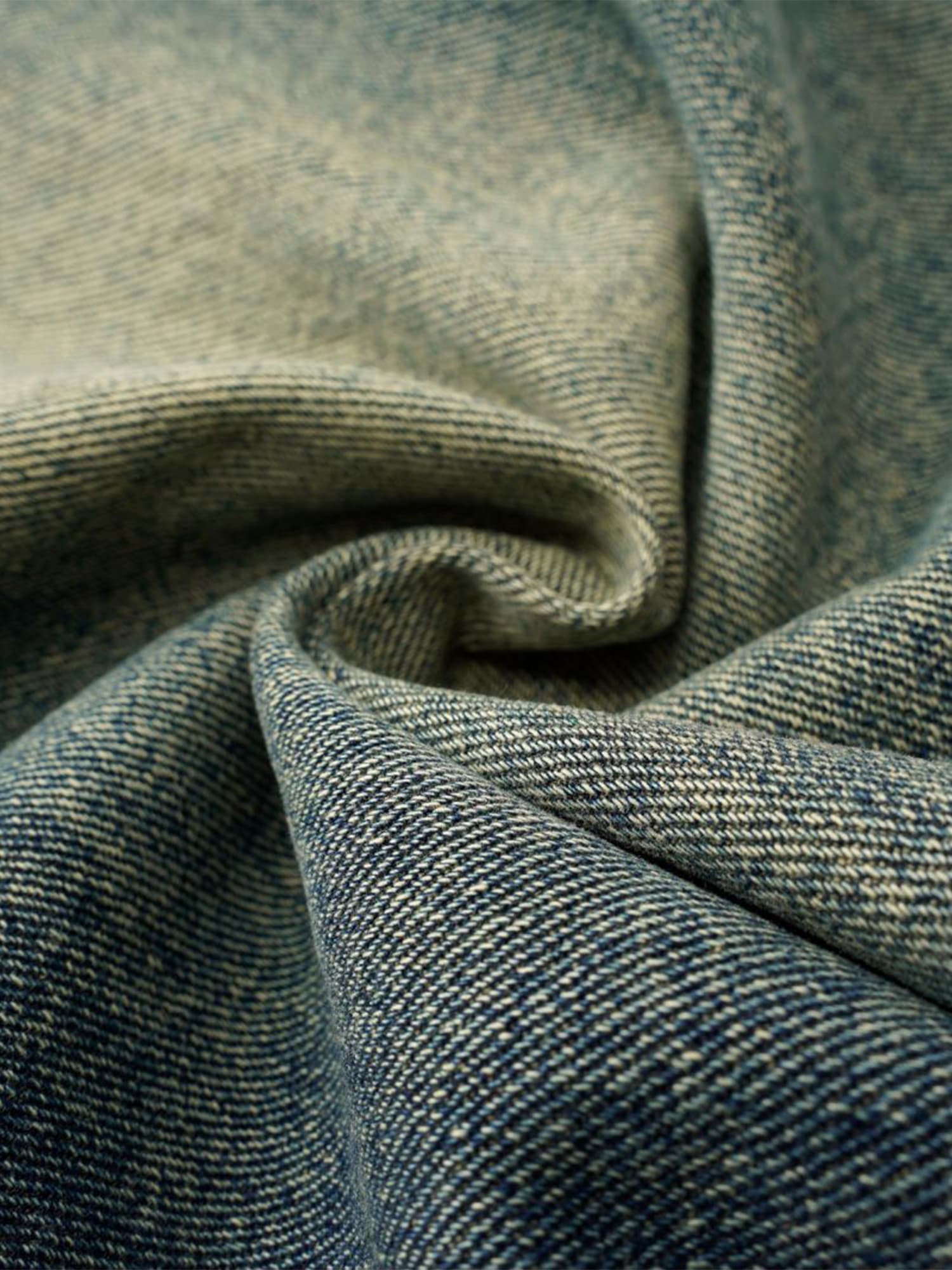 Thesupermade Washed Distressed Waistband Straight Jeans 