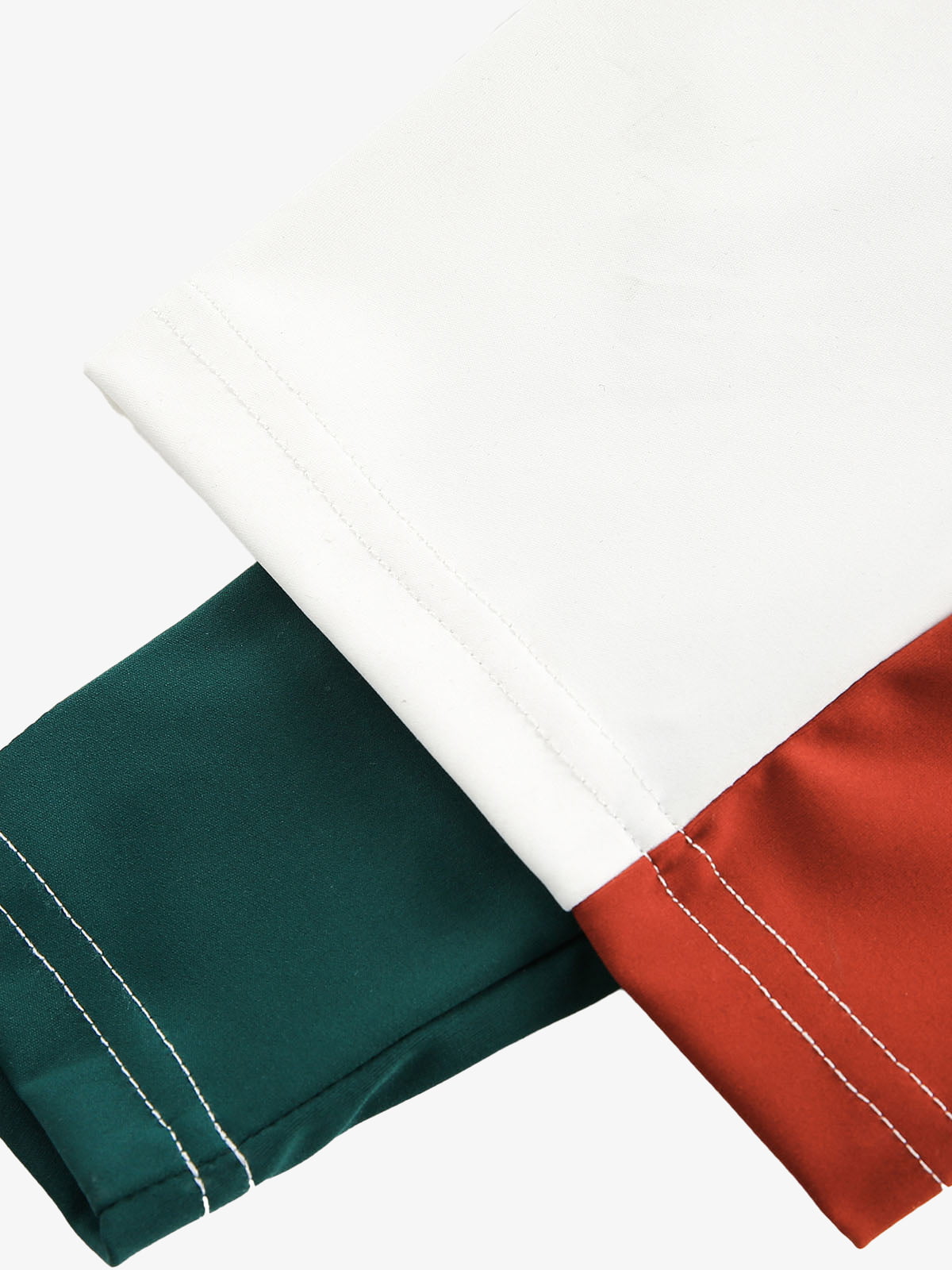 Jersey Contrast Color Stitching Long Sleeve T-shirt 