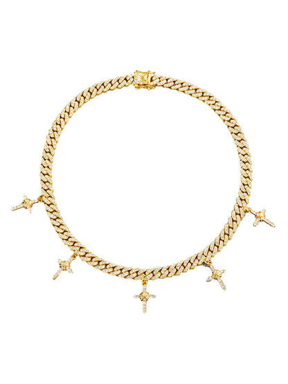 Thesupermade Cross Necklace - 1688 