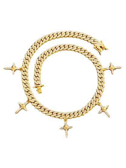 Thesupermade Cross Necklace - 1688 