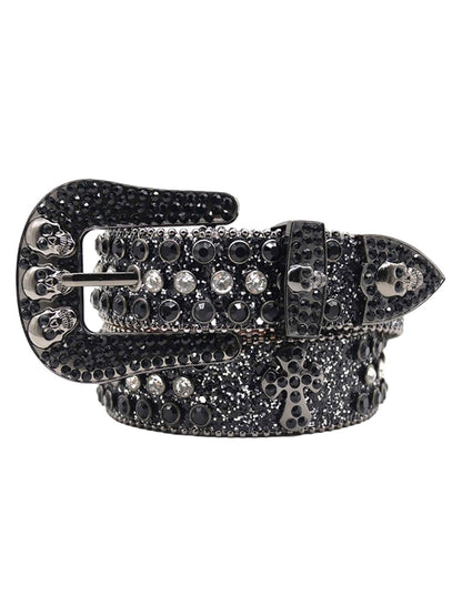 Thesupermade Rhinestone Beaded Belt - 1822 