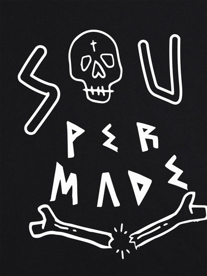 Thesupermade Skull Print T-shirt - 1991 
