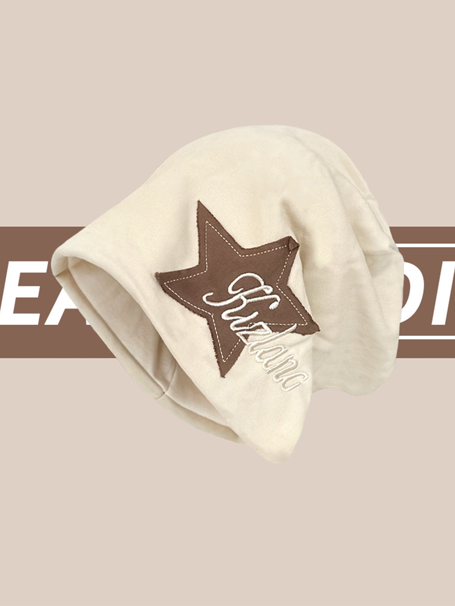 Thesupermade Star Embroidered Wrap Hat - 1703 