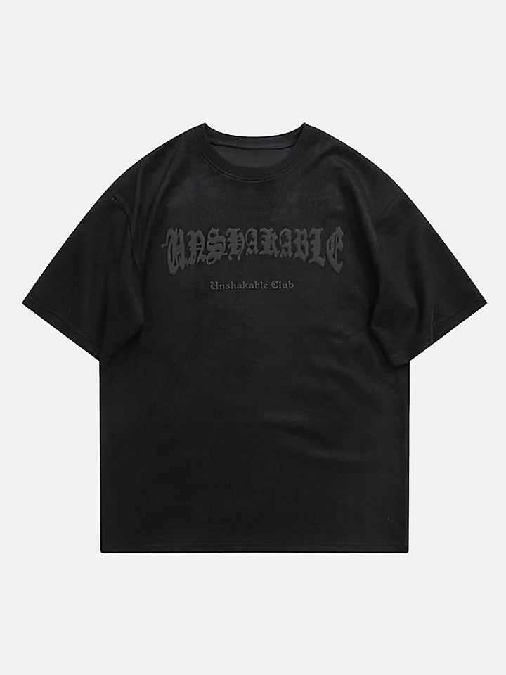Thesupermade Design Sense Versatile Letter T-shirt - 1642