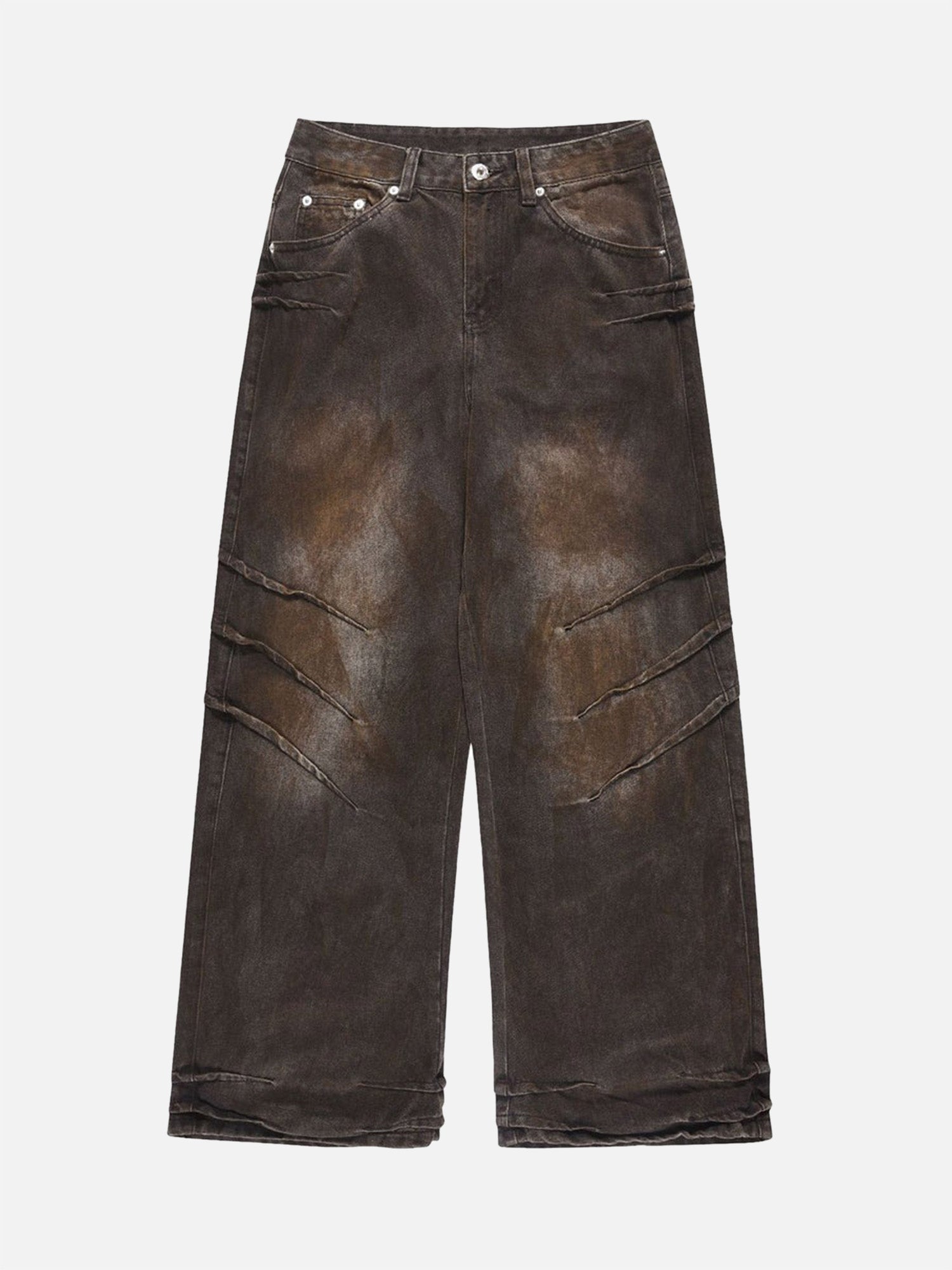 Thesupermade American Street Fashion Heavy Industry Washed Jeans