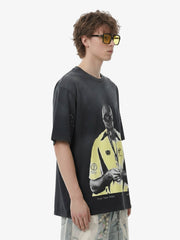 Vintage Soccer Figure Graphic T-Shirt 