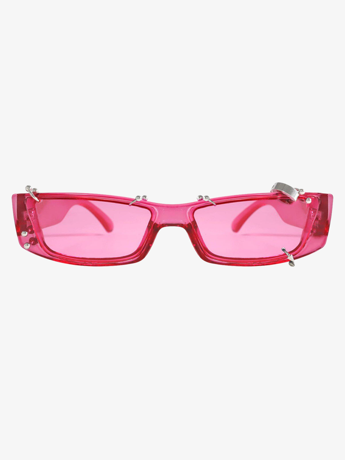 Punk-Style Niet-Sonnenbrille, klein, quadratisch