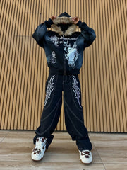 Supermade × Mortemartt Graphic Hooded Jacket- 2279 