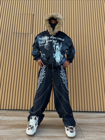 Supermade × Mortemartt Graphic Hooded Jacket- 2279 