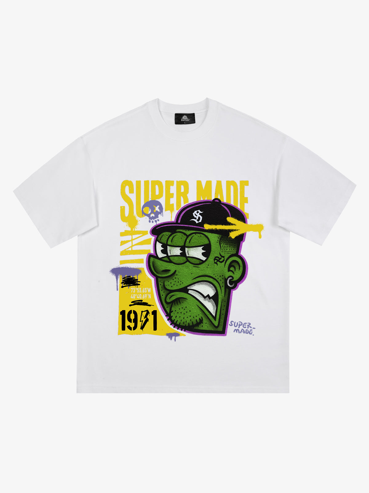 Bold Monster Design Graphic T-Shirt 