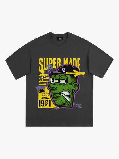Bold Monster Design Graphic T-Shirt 