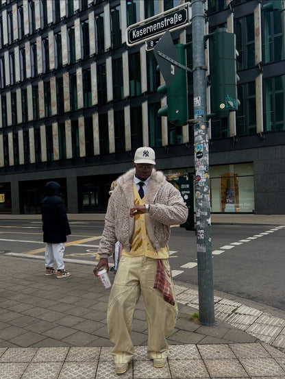 Cotton Cheetah Print Mink Fur Hooded Jacket - 2270