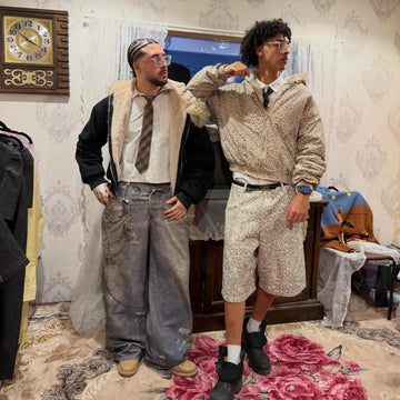 Cotton Cheetah Print Mink Fur Hooded Jacket - 2270 