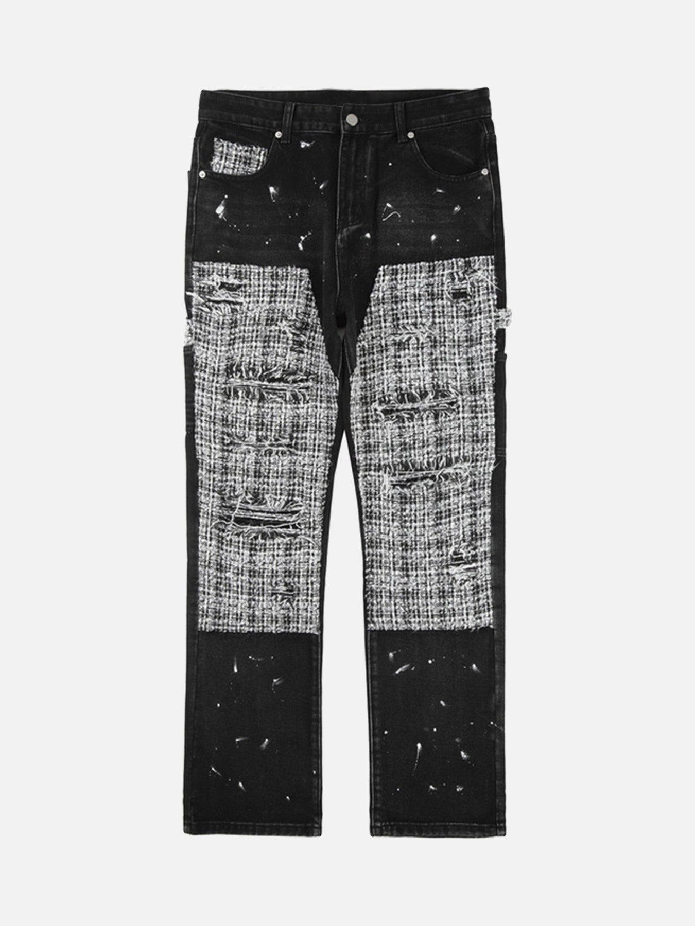 The Supermade Ripped And Inked Jeans