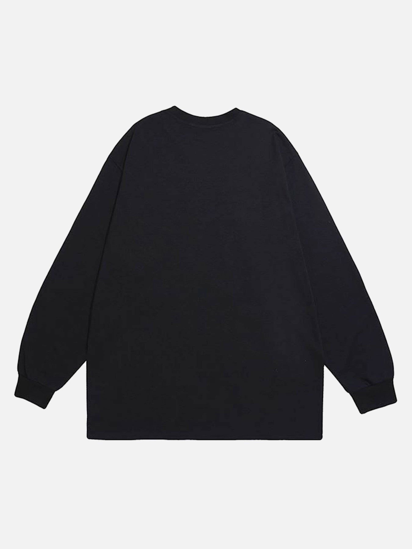 The Supermade Hiphop Spoof Print Long Sleeve T-shirt - 1675
