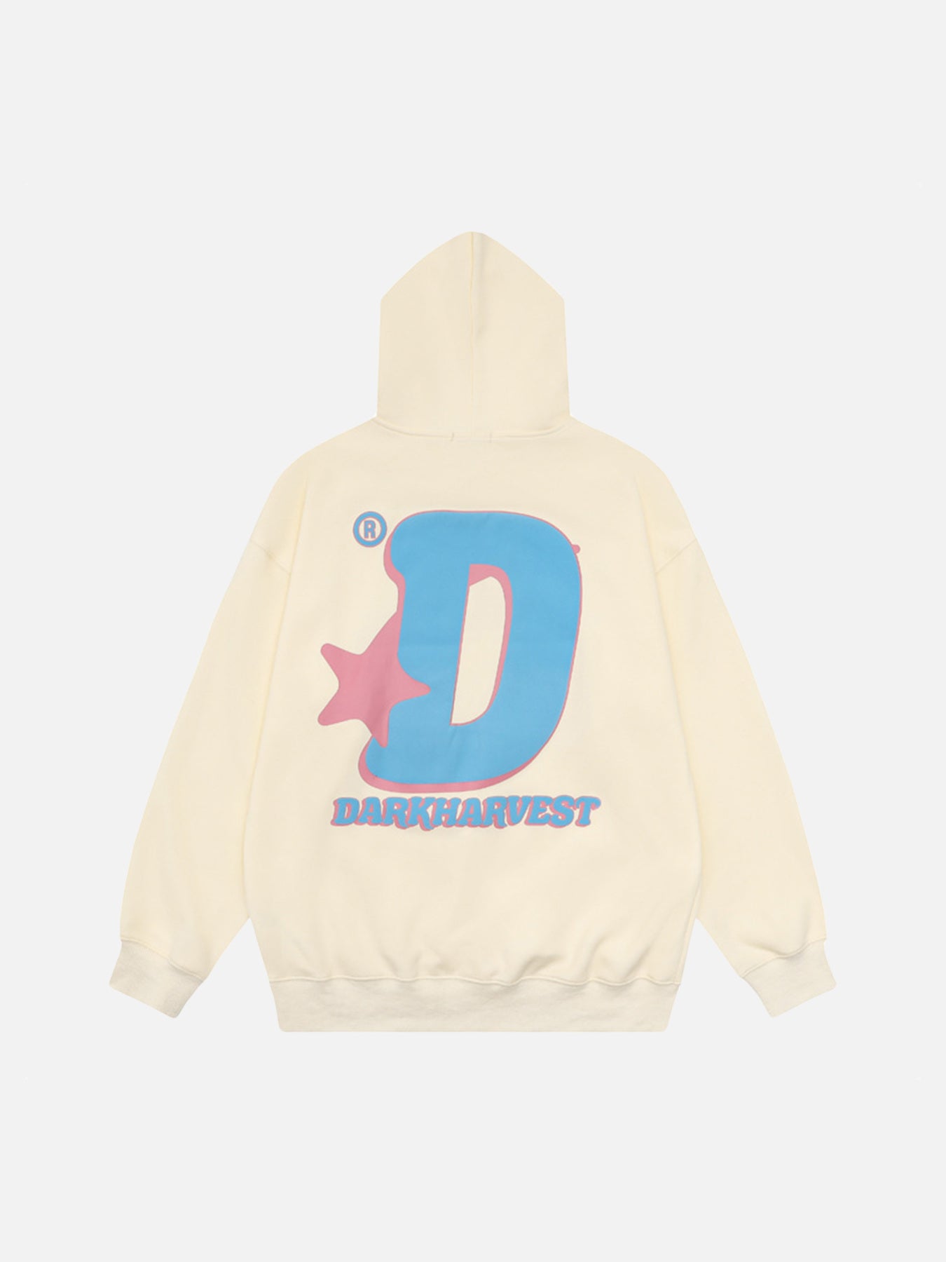The Supermade Star Letter Print Hooded Sweatshirt