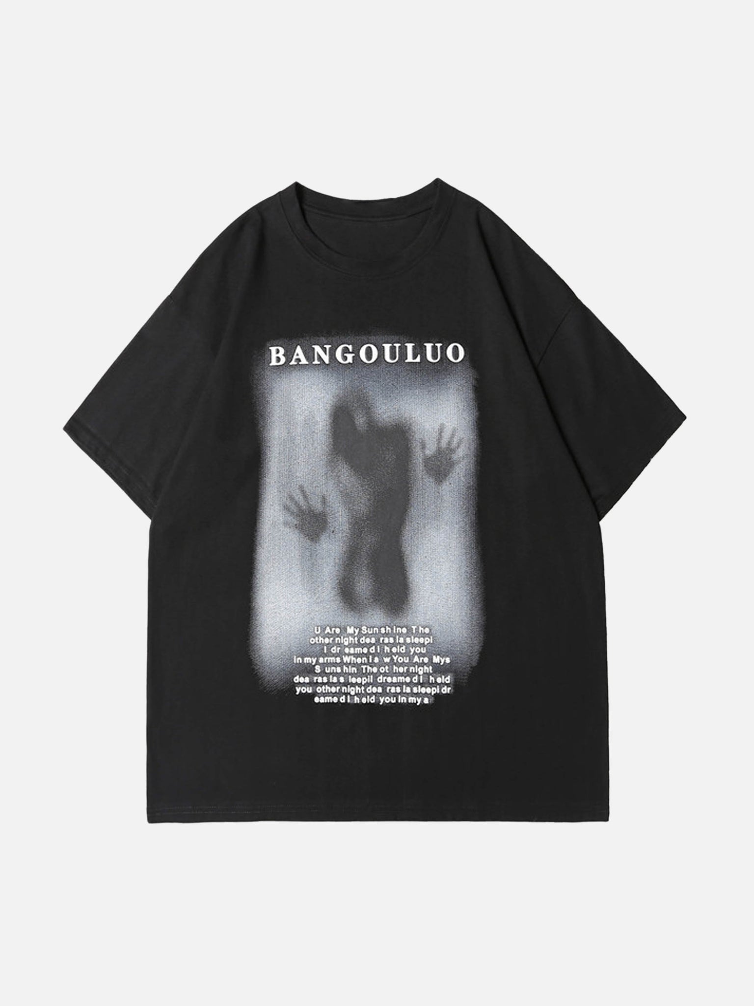 Thesupermade Dark Silhouette Print T-shirt