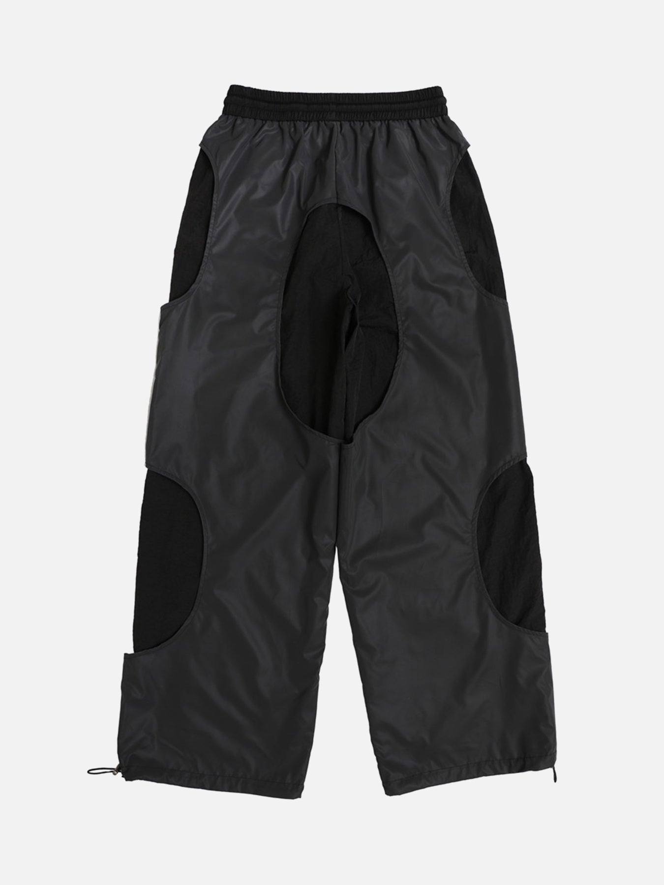 The Supermade Reflective Elastic Waist Draw Loose Wide Leg Pants