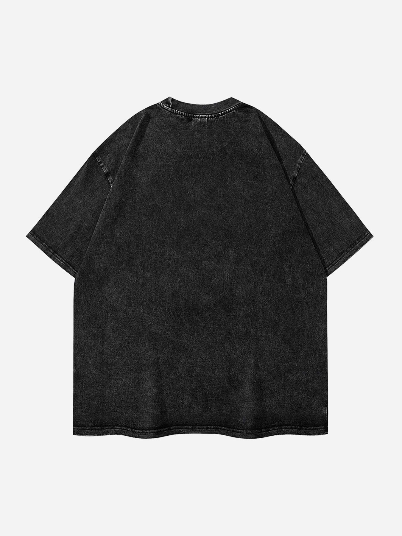 The Supermade Doberman Pinscher Print Washed Out T-shirt