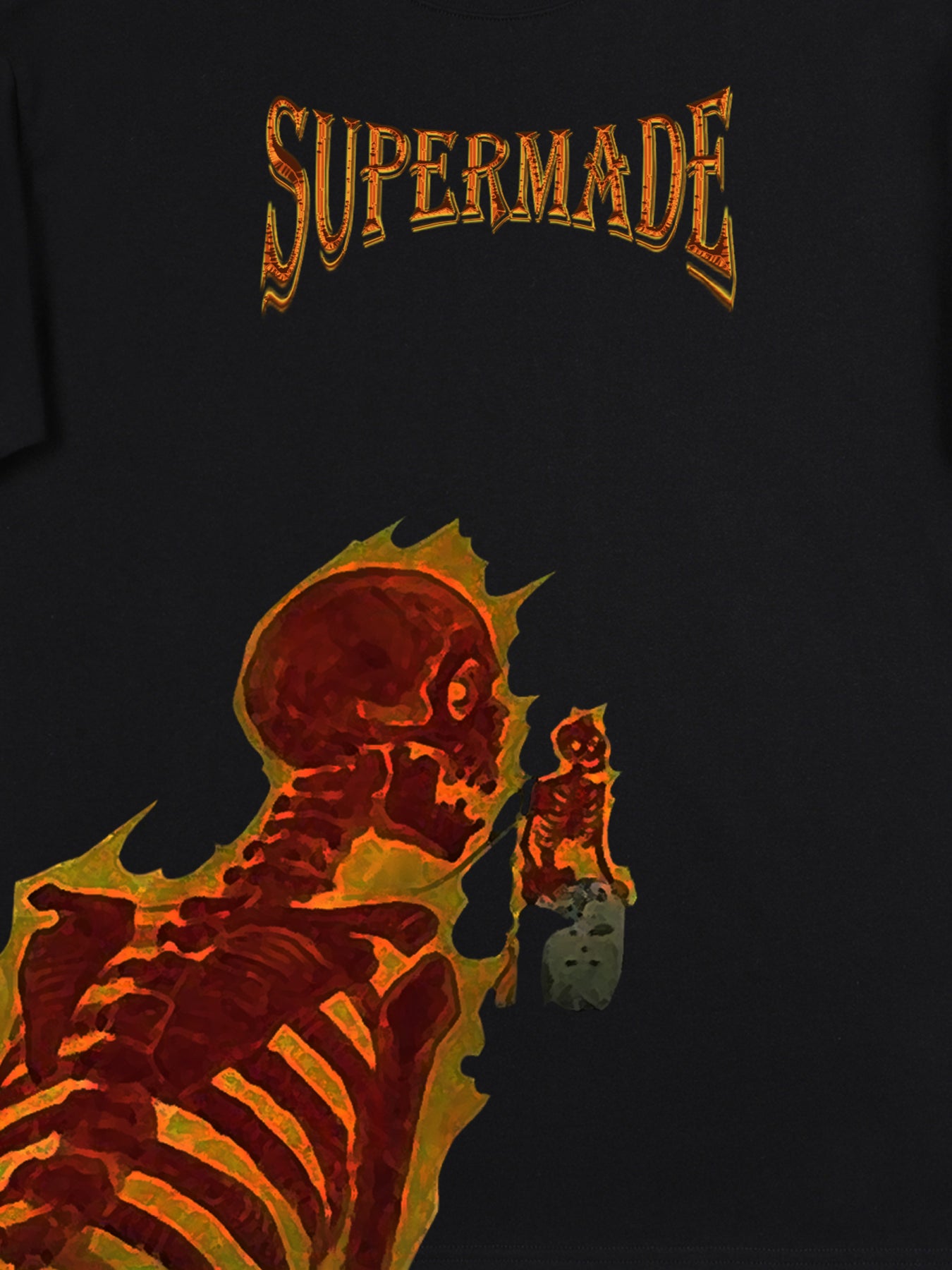 Thesupermade Printed Skull T-shirt