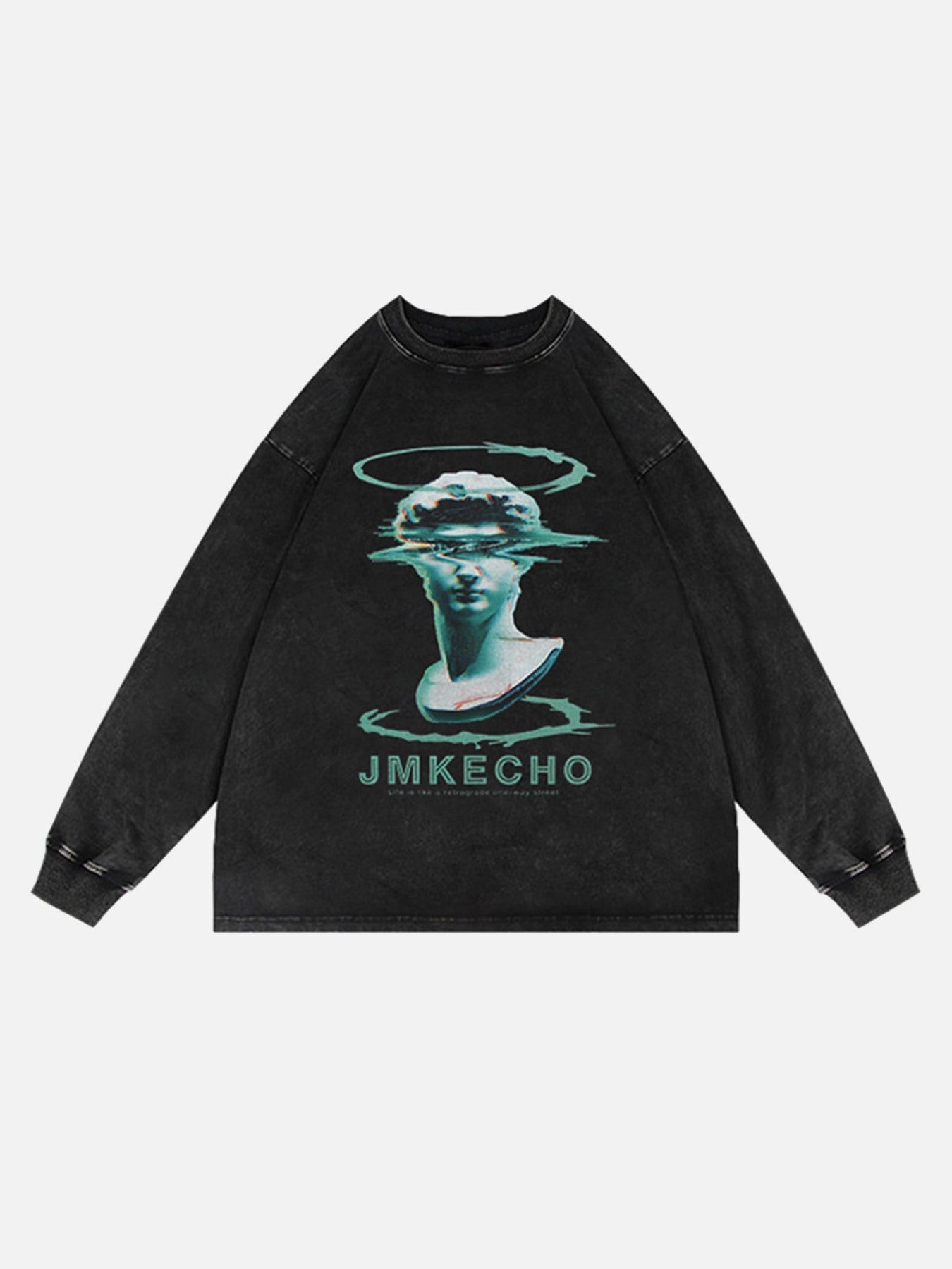 Thesupermade Vintage Statue Character Long Sleeve T-Shirt