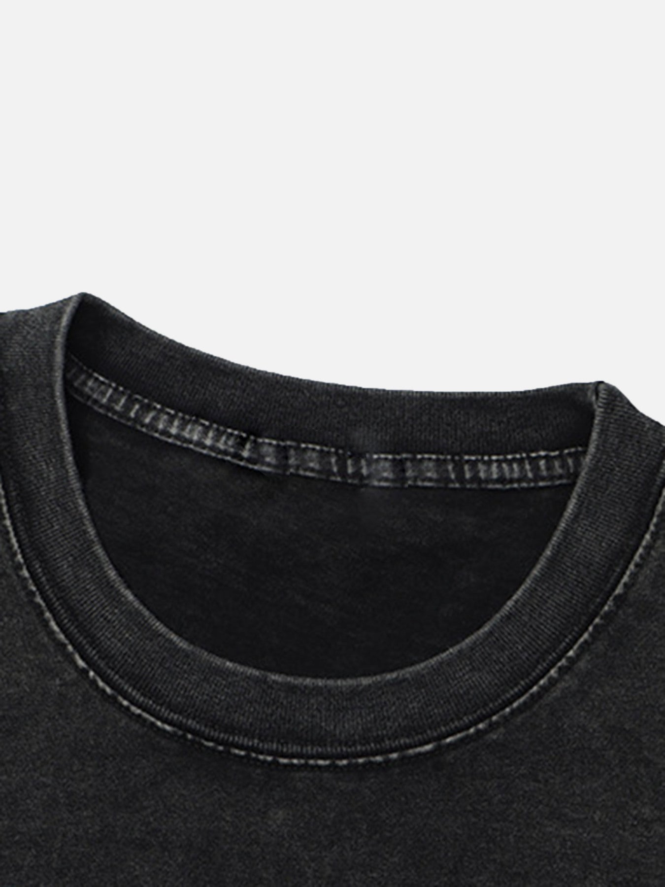 Thesupermade Niche Washed And Aged Long Sleeve T-Shirt