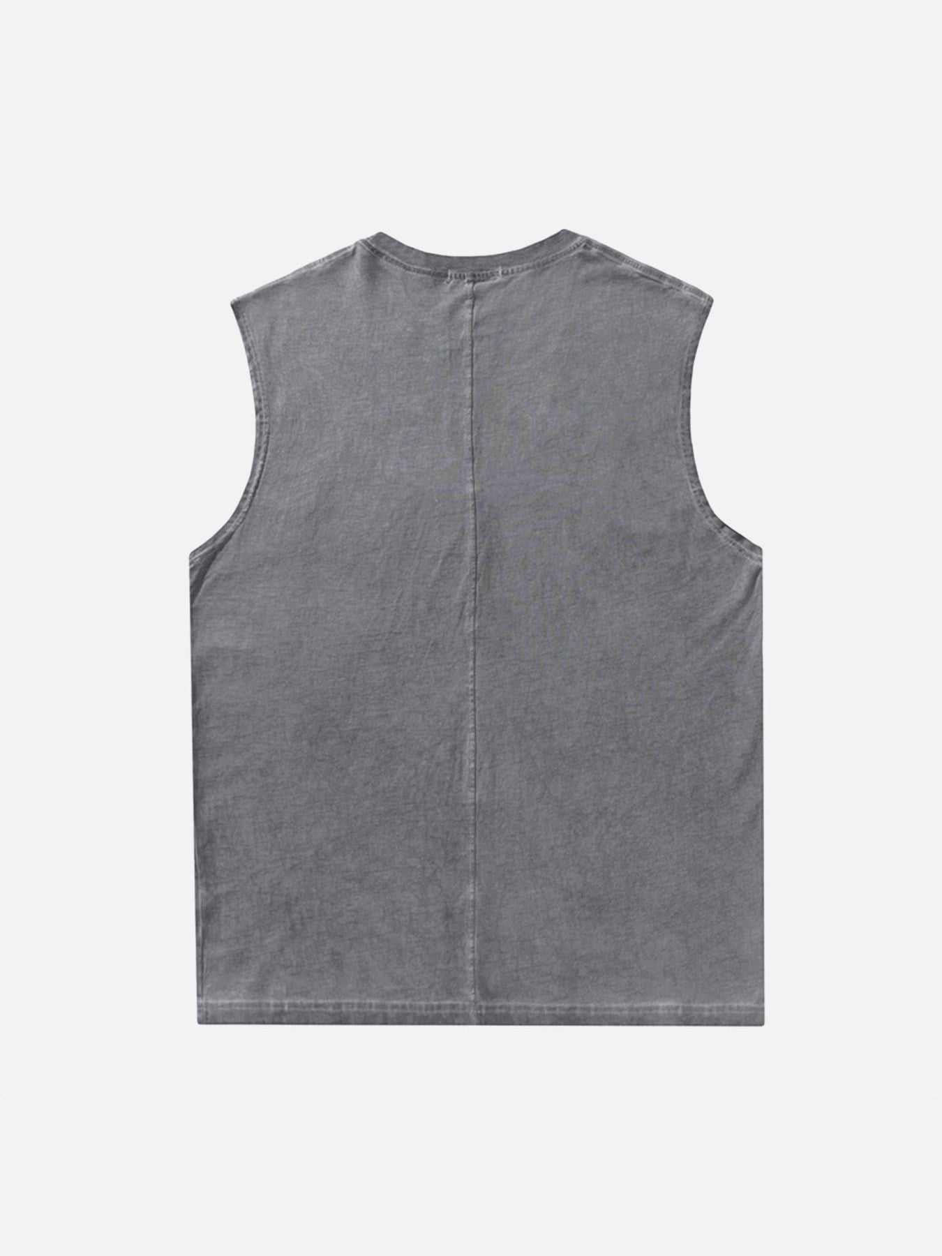 Thesupermade Vintage Aged Portrait Vest