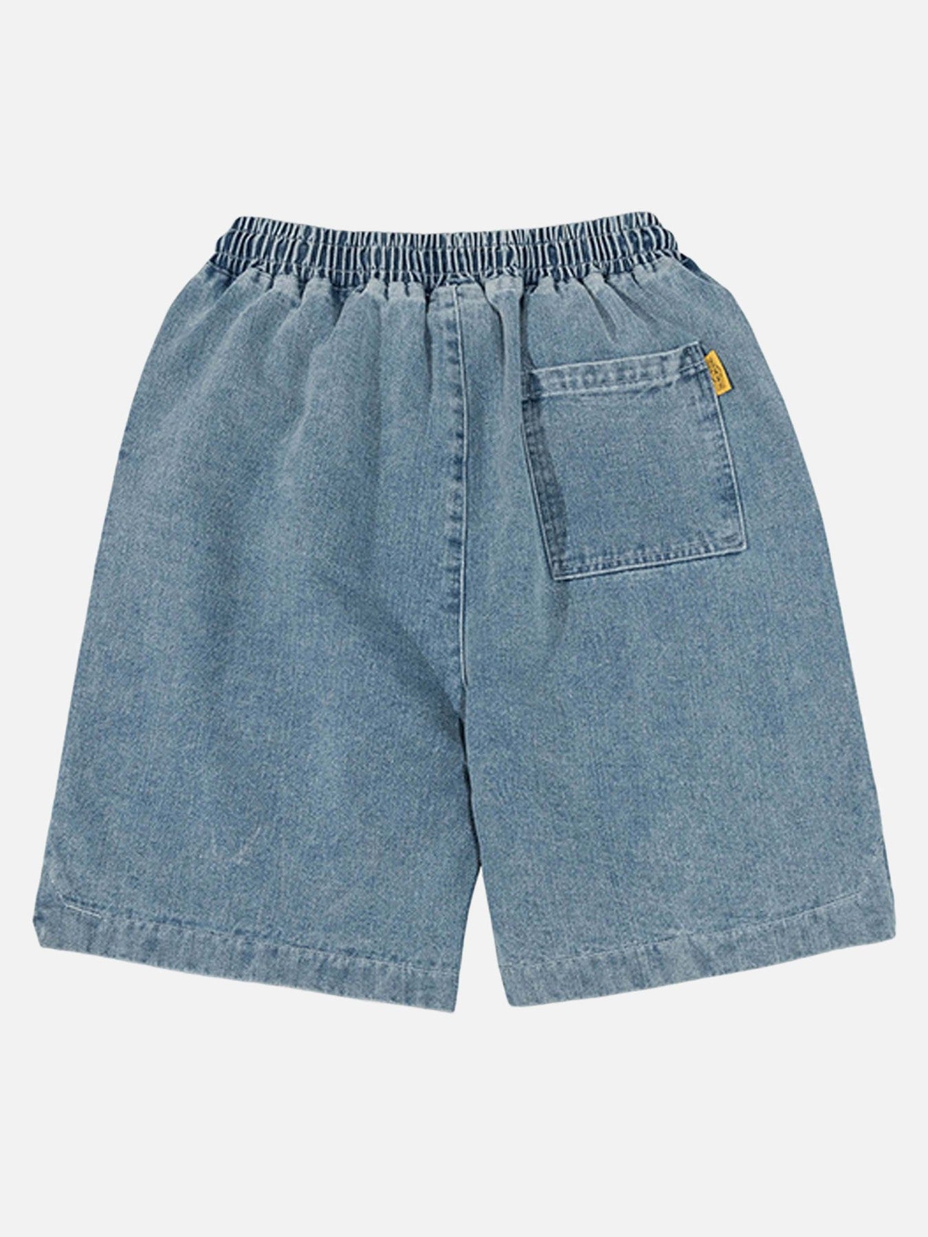 The Supermade Splicing Letter Print Shorts
