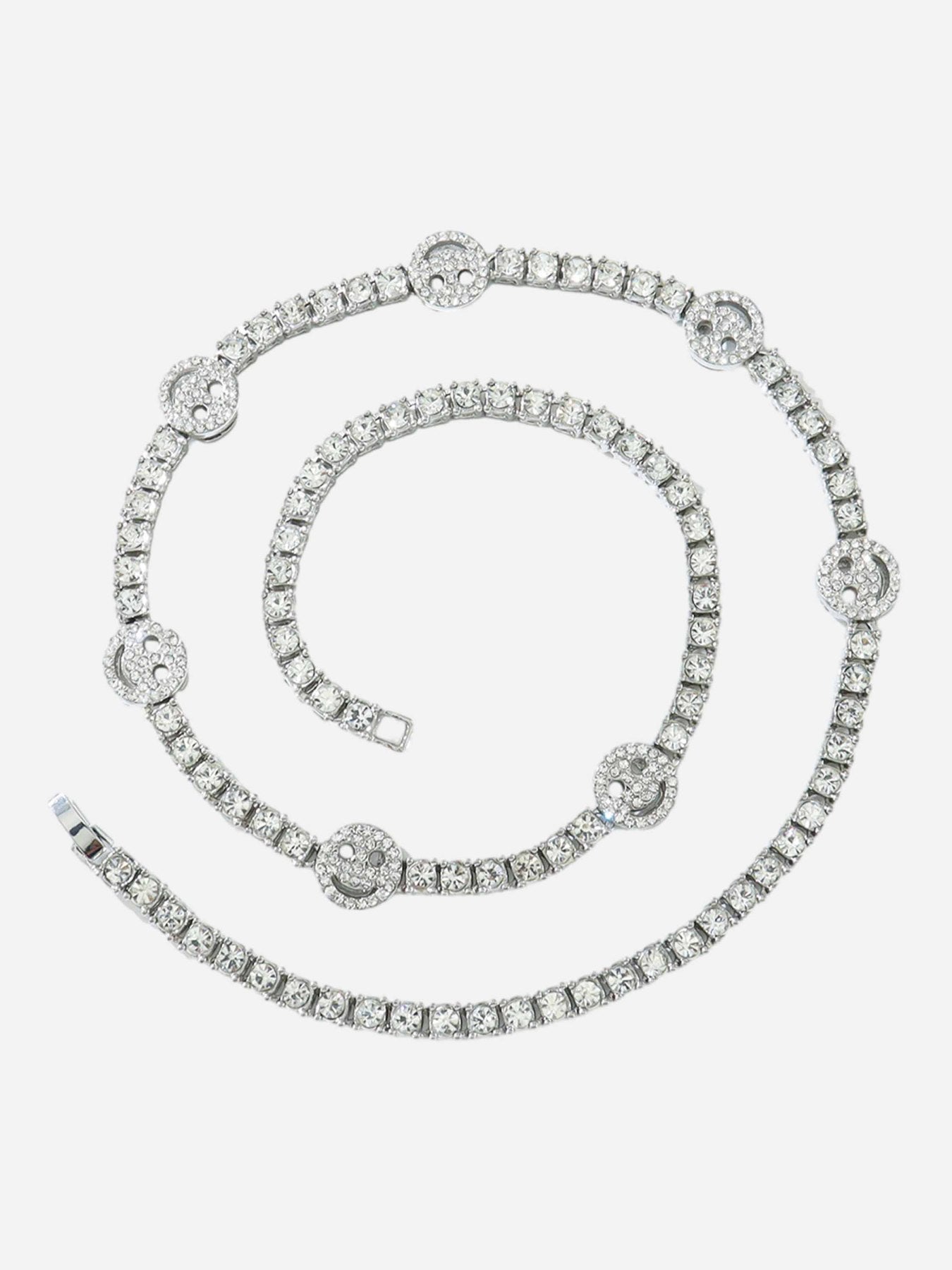 The Supermade Full Diamond Smile Necklace