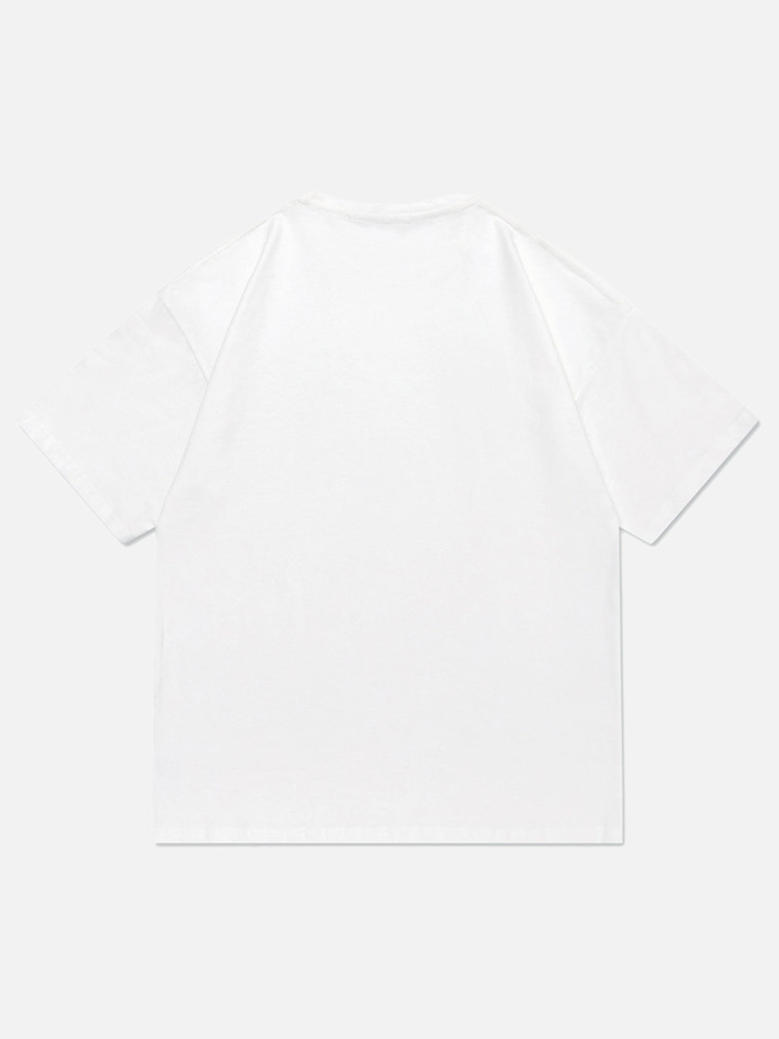 The Supermade Letter Print Street Loose T-shirt