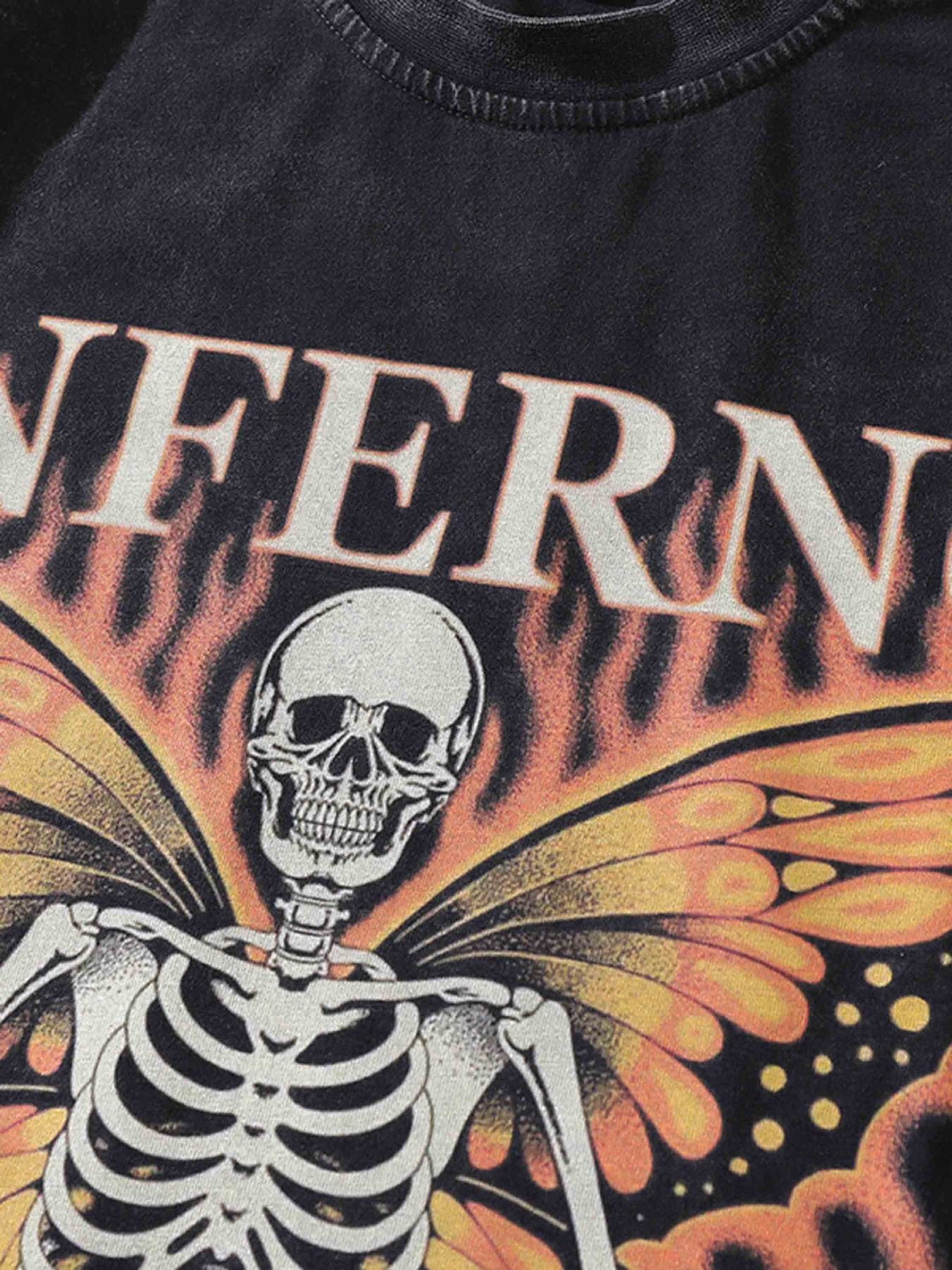 The Supermade Vintage Skull Crew Neck Sweatshirt