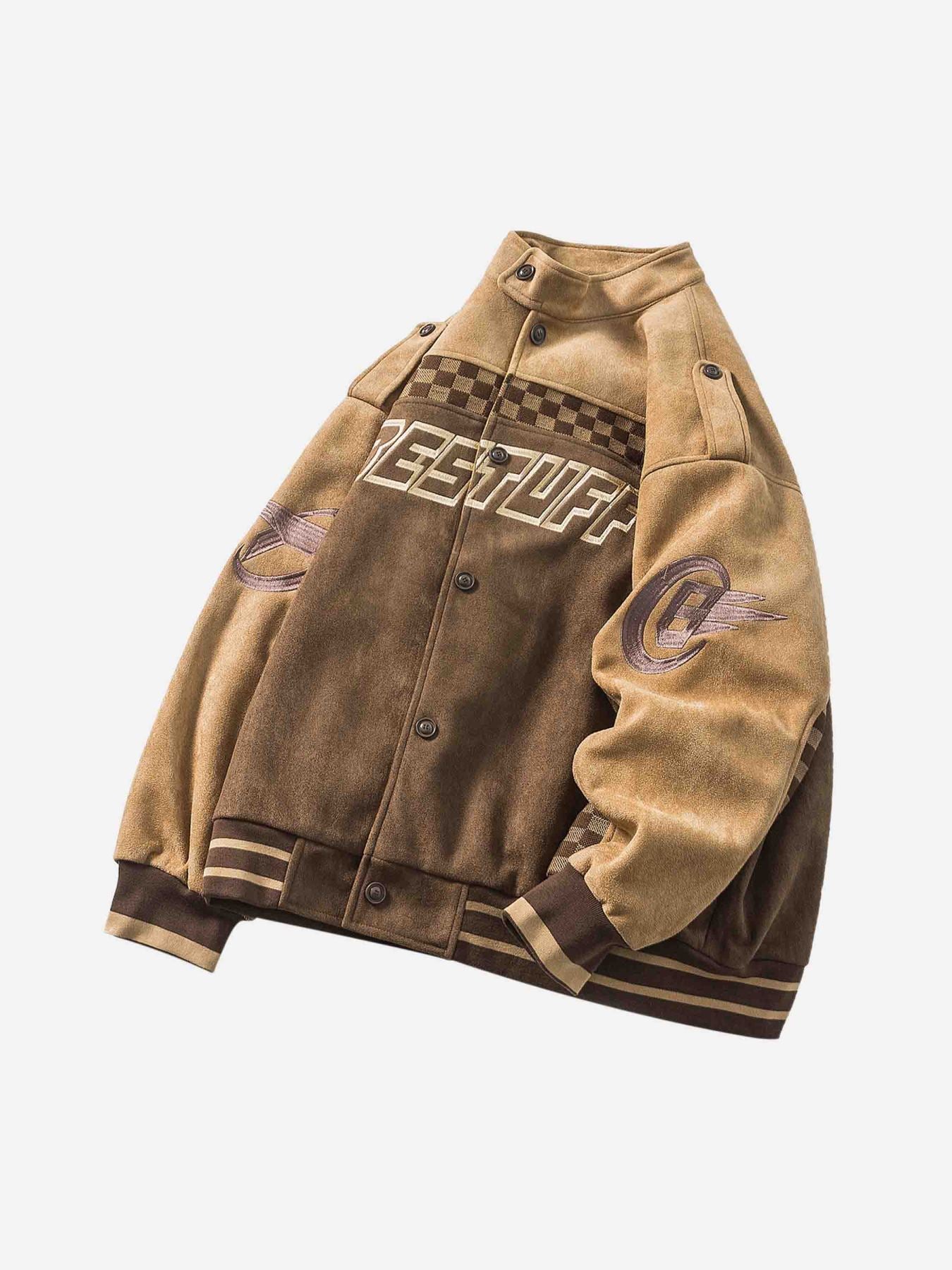 The Supermade American Vintage Checkerboard Patchwork Jacket
