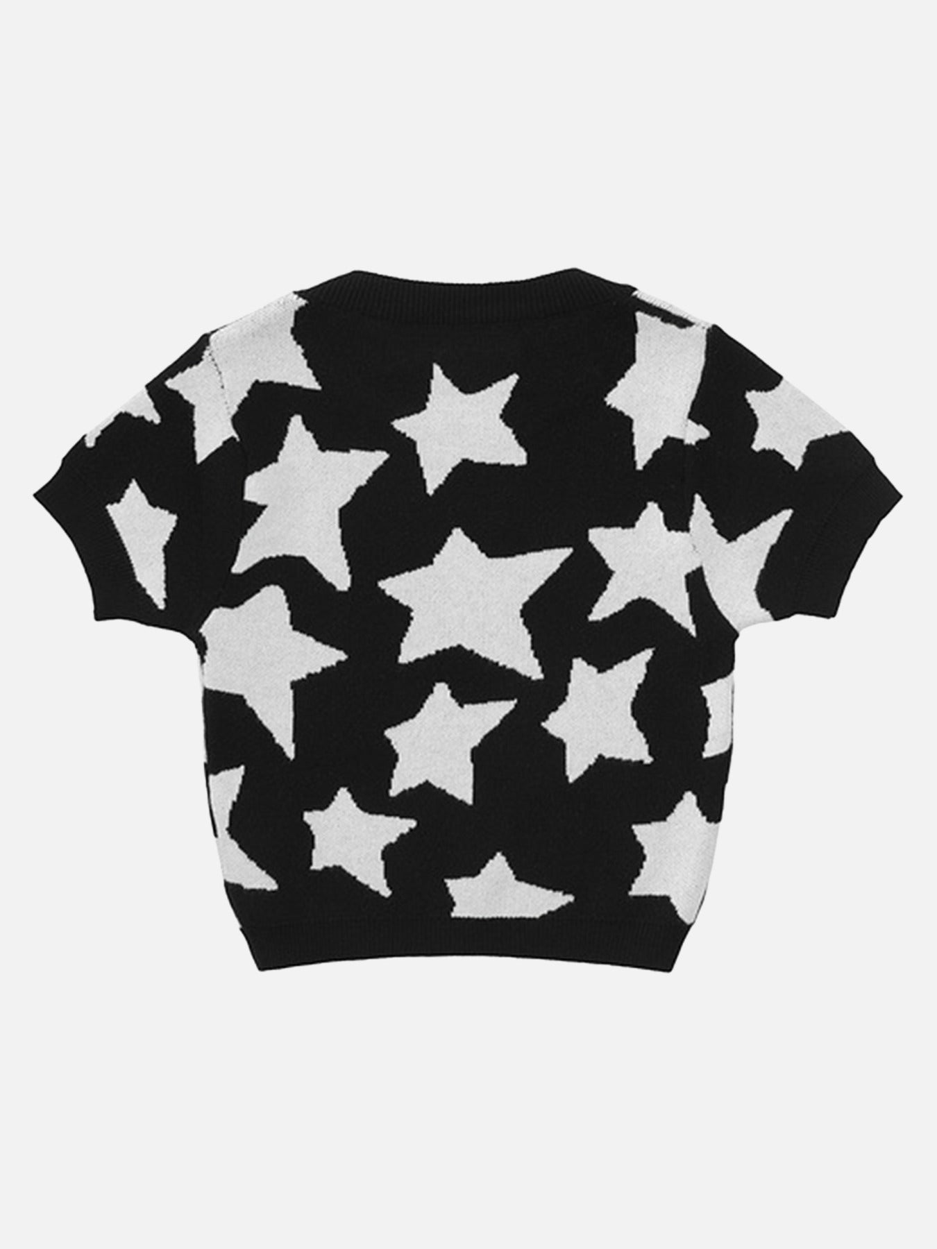 The Supermade Retro Stars Jacquard Slim Fit Knit T-shirt