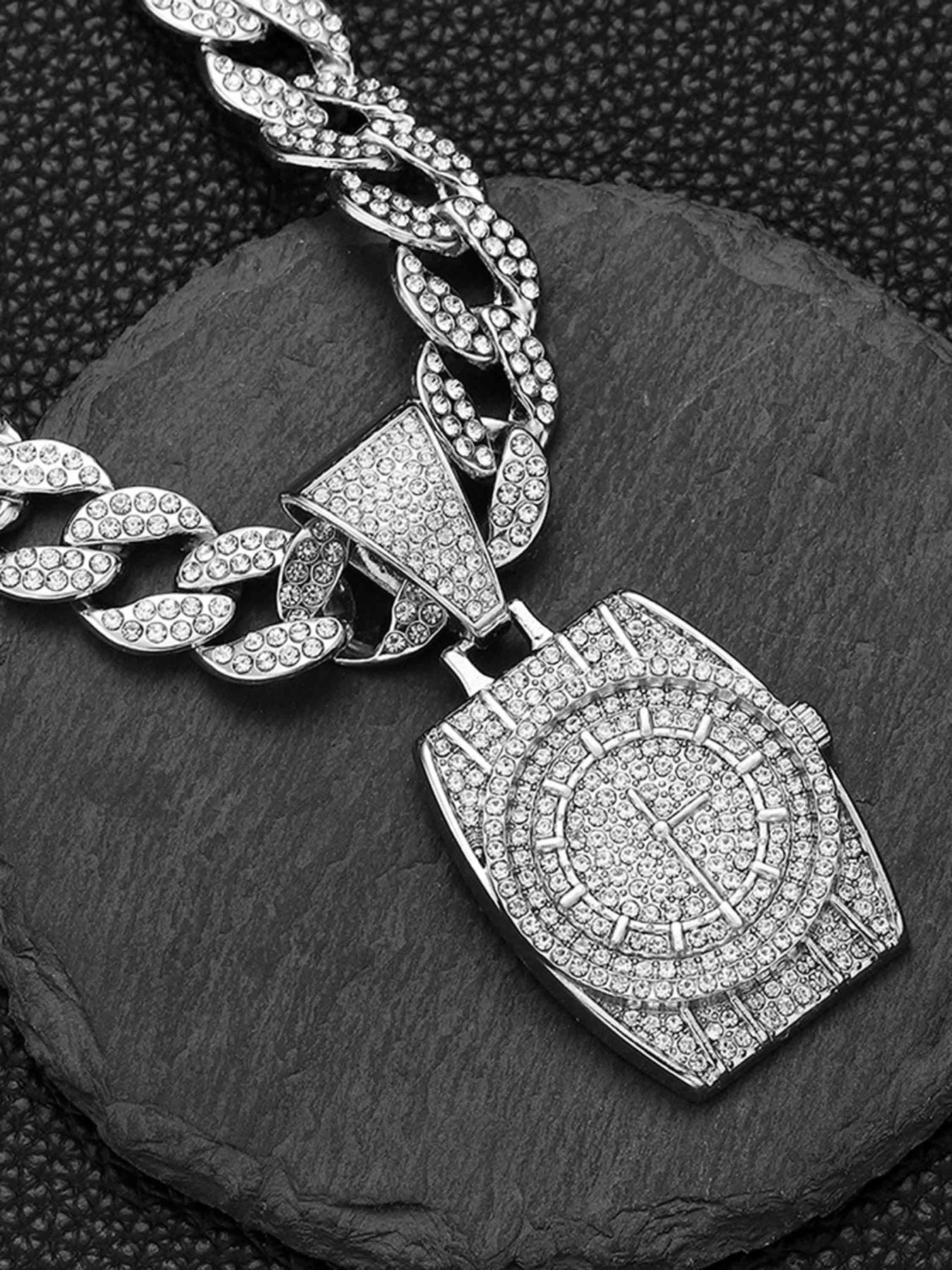 The Supermade Hip Hop Vintage Full Diamond Cuban Necklace