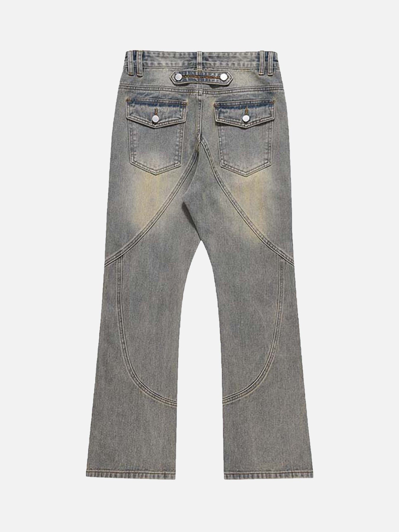 Thesupermade Patchwork Stressed Jeans