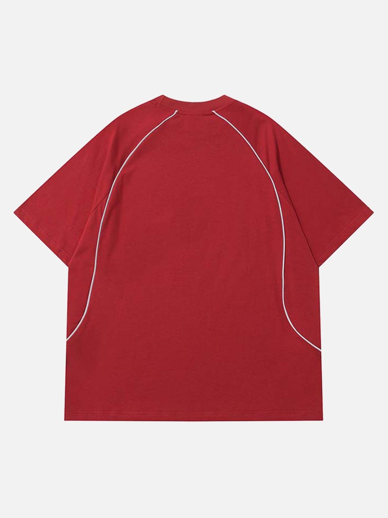 The Supermade Retro Letter Print T-shirt - 1671
