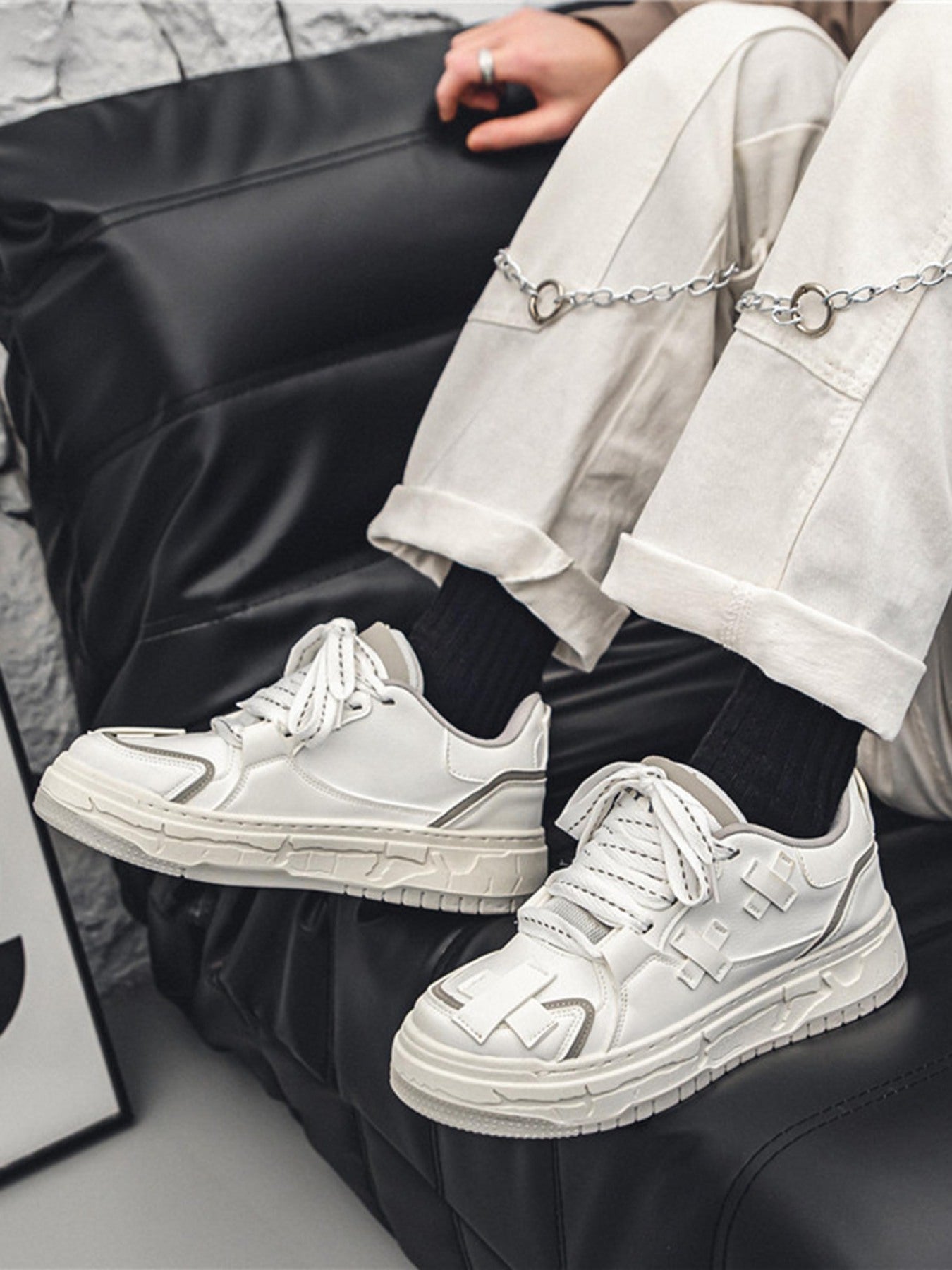 The Supermade Fashionable And Versatile Thick-soled Board Shoes