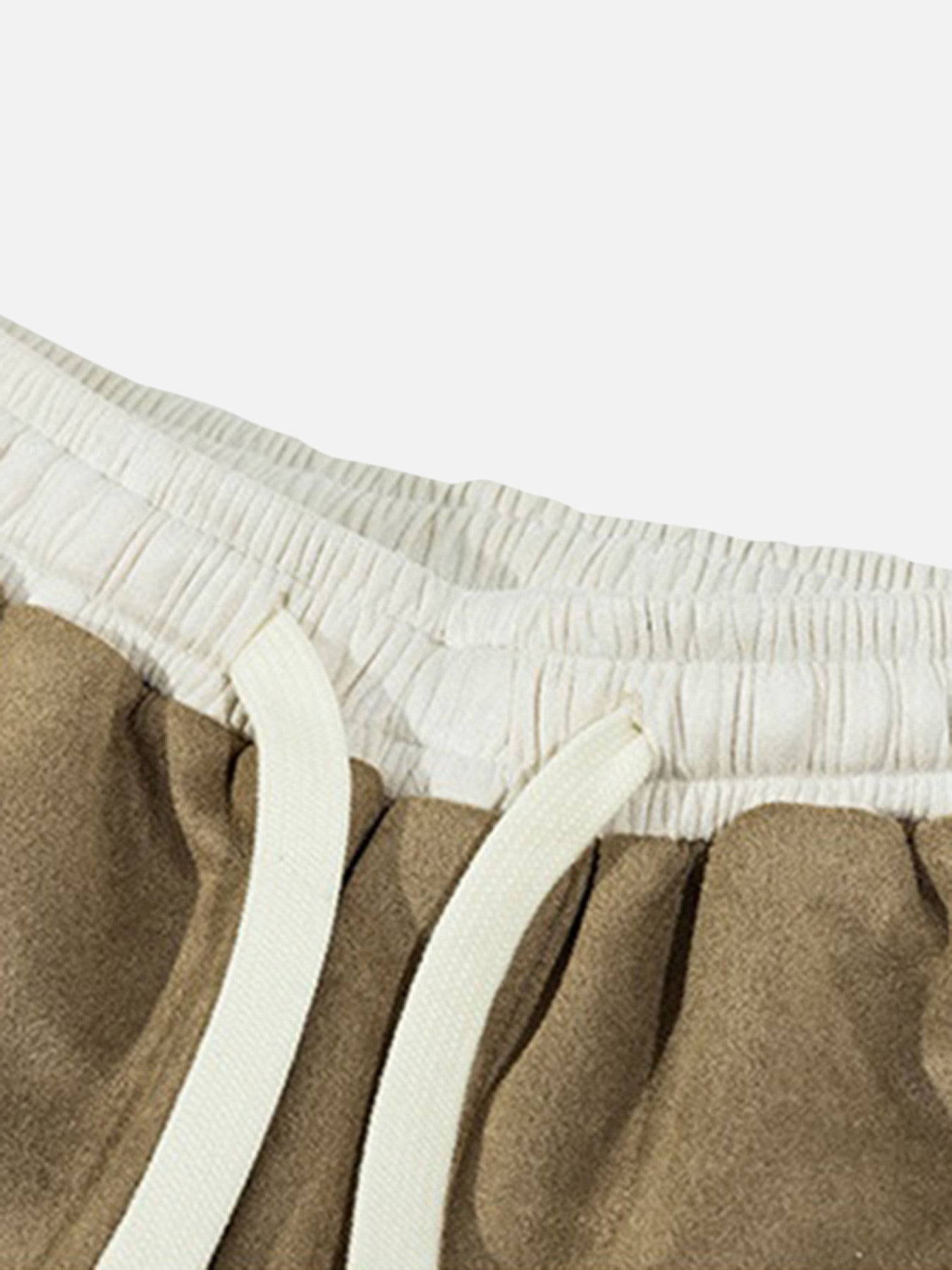 The Supermade Suede Loose Fitting Shorts