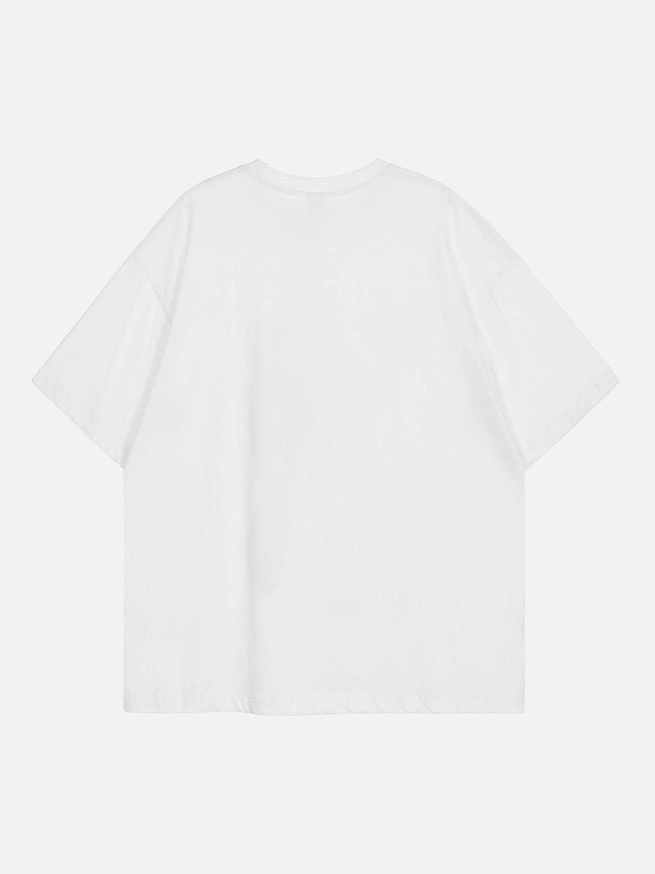 The Supermade American Tide Loose Print Round Neck T-shirt